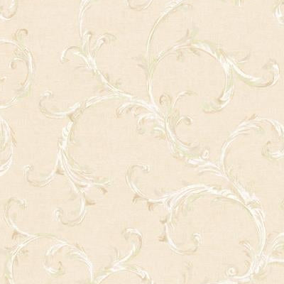 Purchase FF50703 Fairfield White Scrolls by Seabrook Wallpaper