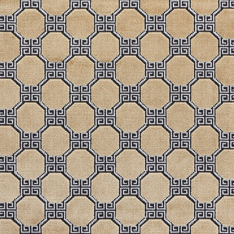 Purchase sample of 72791 Octavia Velvet, Gold by Schumacher Fabric