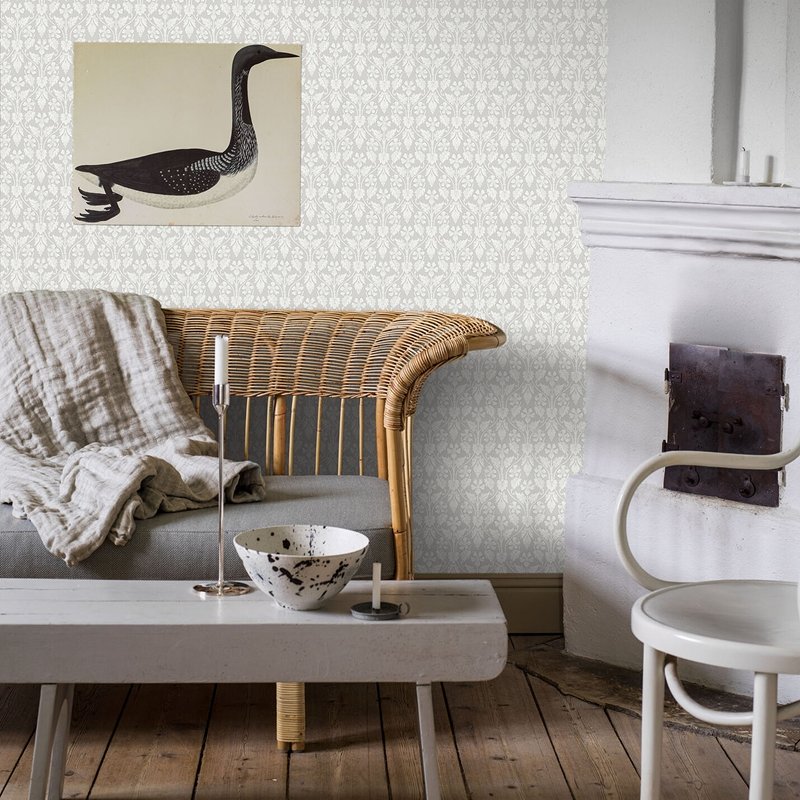 Purchase 4537 nora grey borastapeter wallpaper