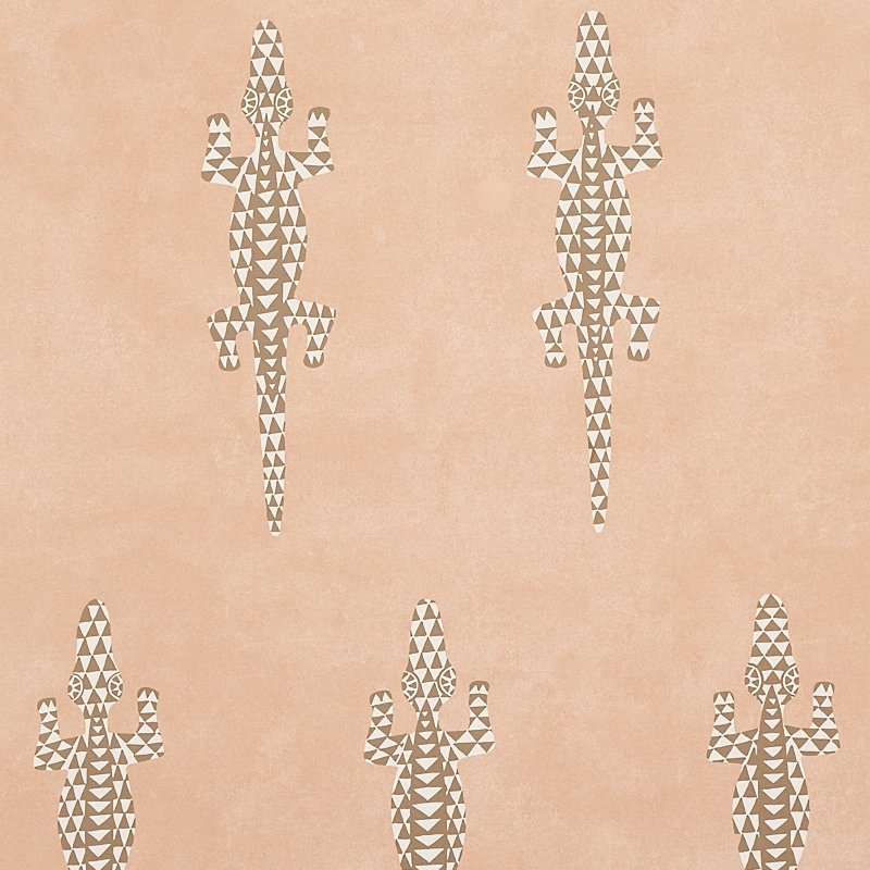 Search 5012102 Baracoa Terracotta Schumacher Wallcovering Wallpaper