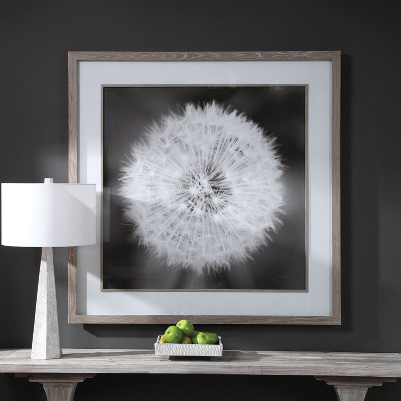 33711 | Uttermost Dandelion Seedhead Framed Print - Uttermost