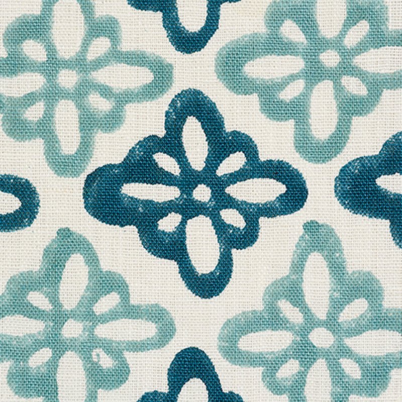 Buy 179301 Pattee Blue Schumacher Fabric