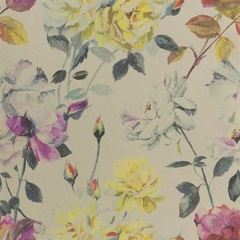 Sample PDG711-02 Couture Rose, Tuberose by Designer Guild Wallpaper