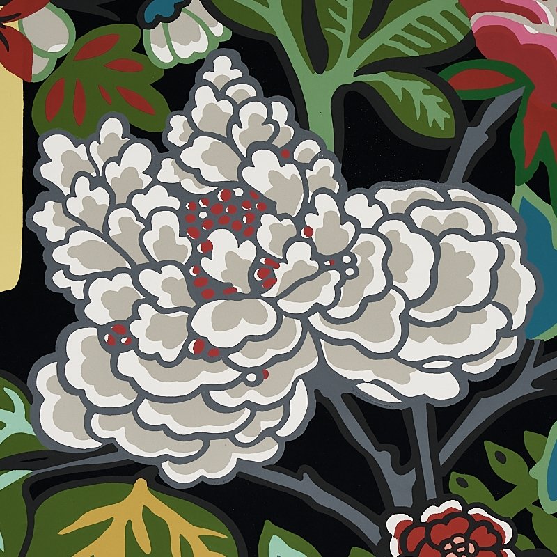 Search 5001065 Chiang Mai Dragon Ebony Schumacher Wallpaper