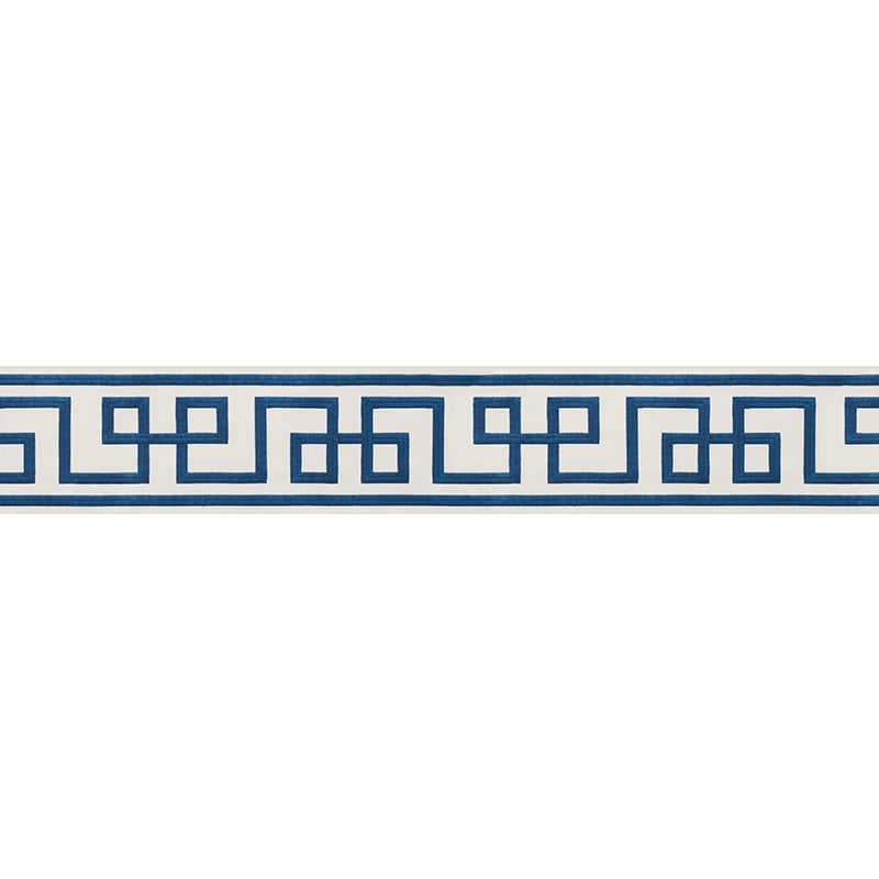 66165 | Octavius Tape, Bleu - Schumacher Fabric