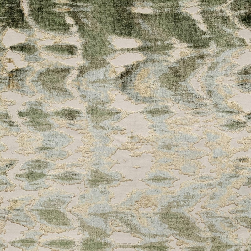 Acquire 9867 Shibori Mint Green Light Green Magnolia Fabric