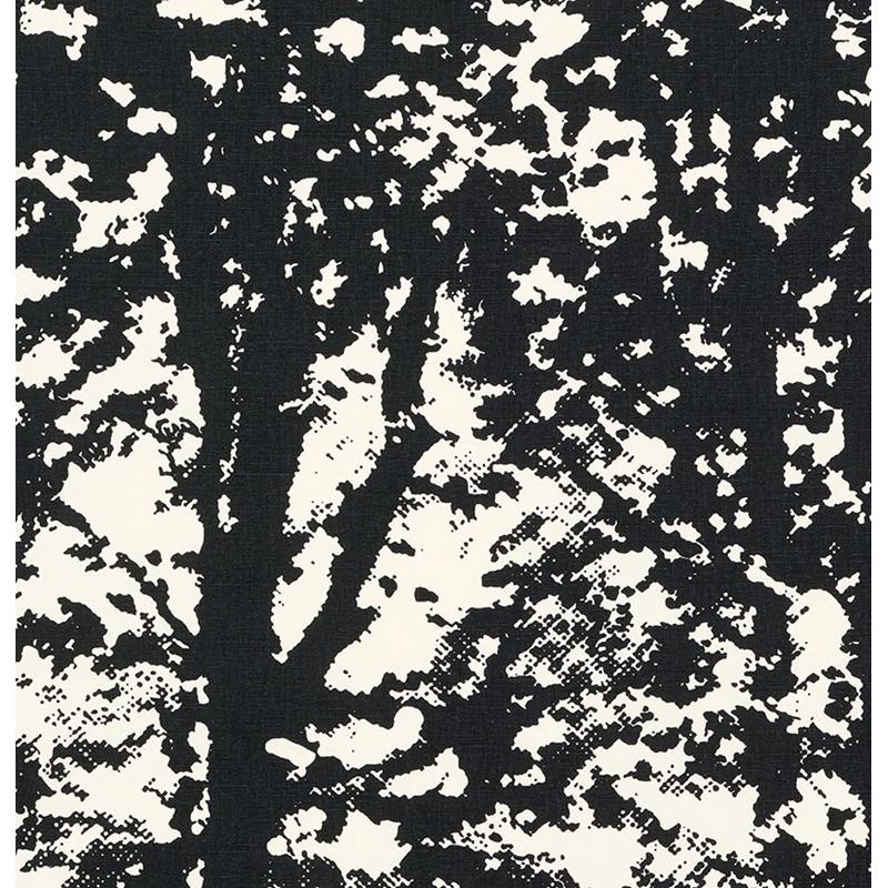 Purchase sample of 176213 Woodland, Black by Schumacher Fabric
