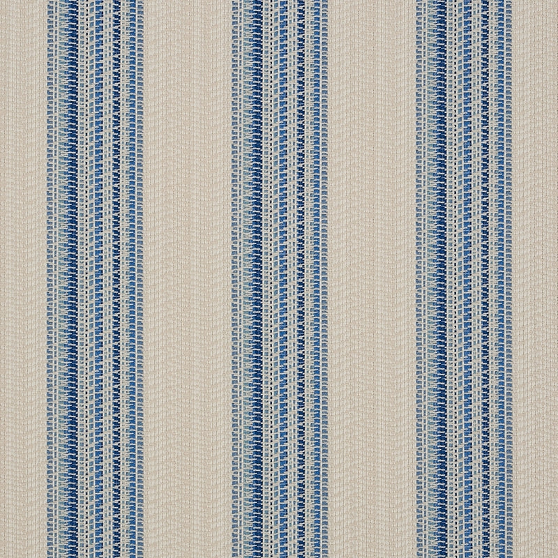 Purchase sample of 79153 Bendita Stripe Indoor/Outdoor, Blue by Schumacher Fabric