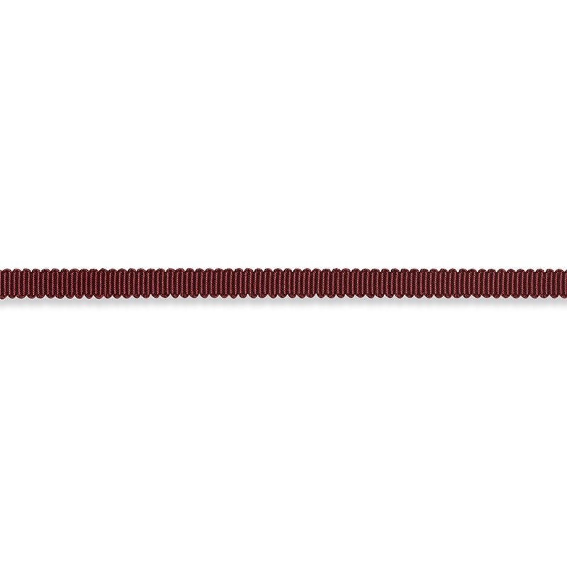 74629 | Pierre Silk Gimp Extra Narrow, Burgundy - Schumacher Fabric