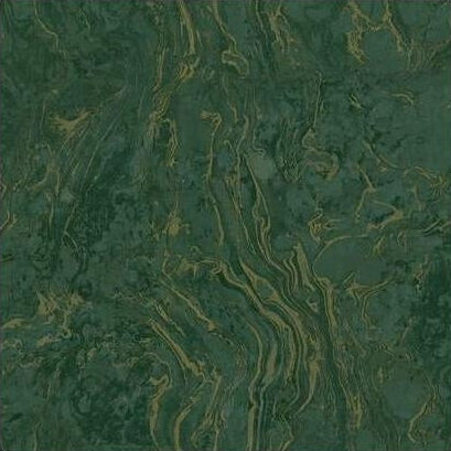 Order KT2222 Ronald Redding 24 Karat Polished Marble Wallpaper Green by Ronald Redding Wallpaper