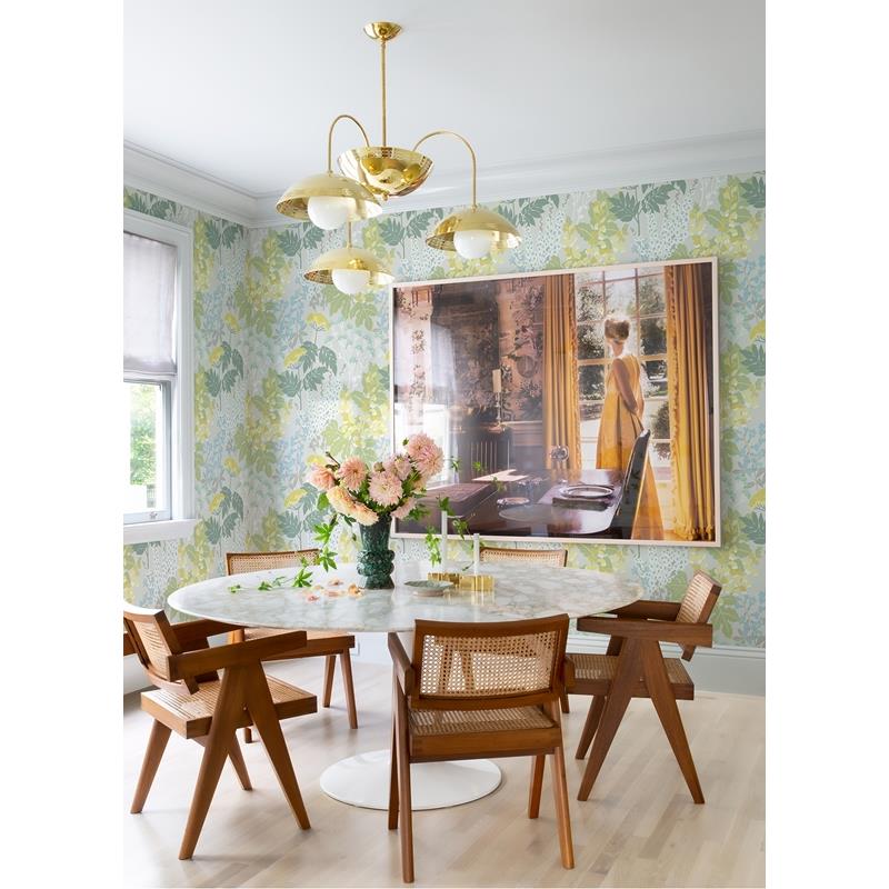 Search 2973-90009 Daylight Brie Pastel Forest Flowers Pastel A-Street Prints Wallpaper