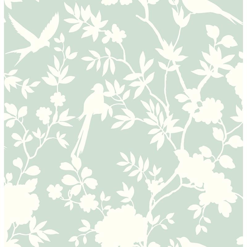 Acquire LN20504 Luxe Haven Mono Toile Seaglass by Lillian August Wallpaper