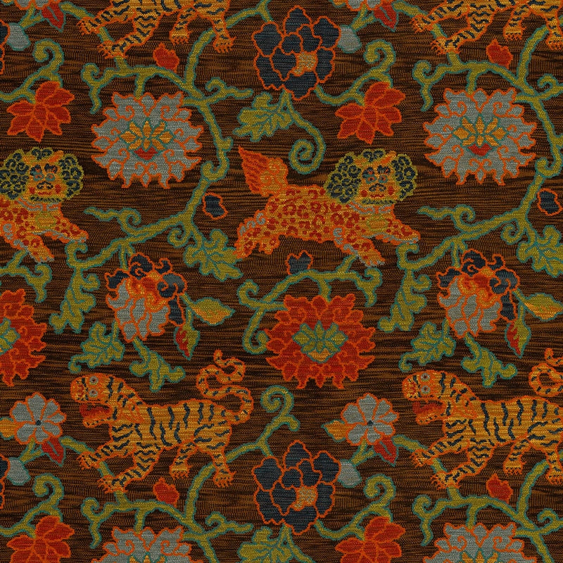 Purchase sample of 62680 Khotan Weave, Sable by Schumacher Fabric