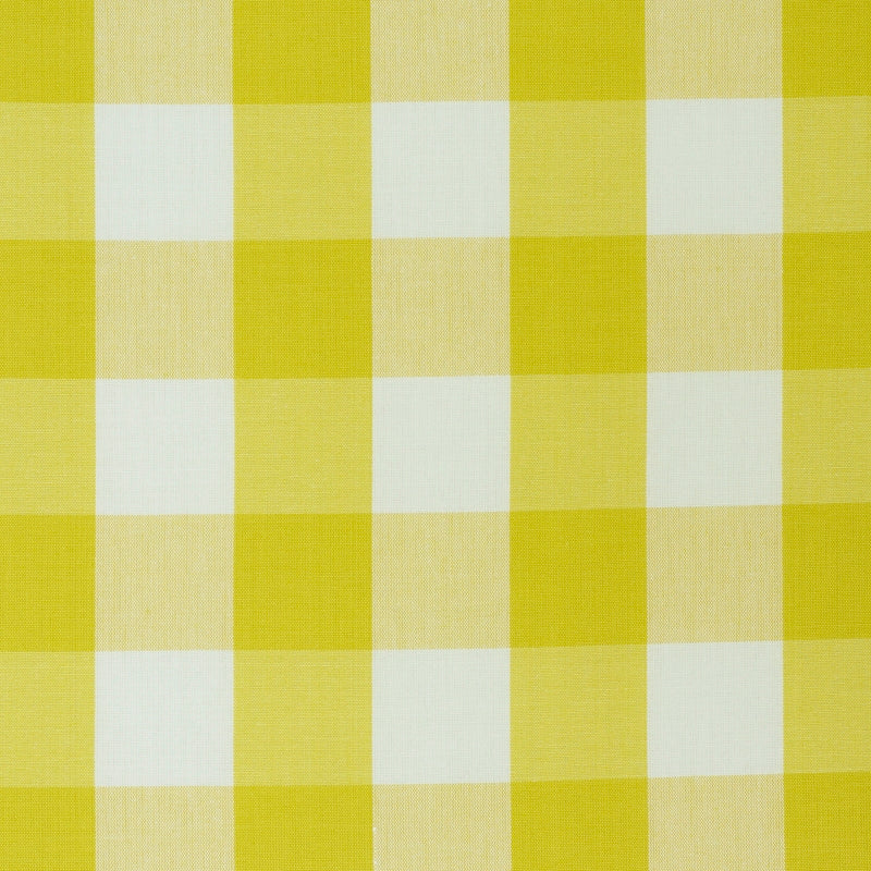 Purchase sample of 77320 Camden Cotton Check, Yellow by Schumacher Fabric