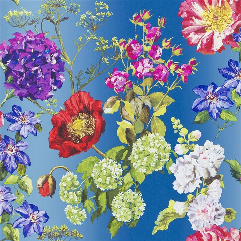 Sample P623-01 Alexandria, Lapis by Designer Guild Wallpaper