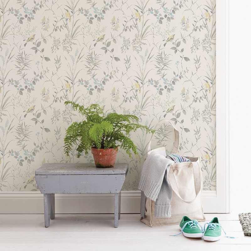 Acquire 3117 24172 Imperial Garden Grey Botanical The Vineyard Chesapeake Wallpaper