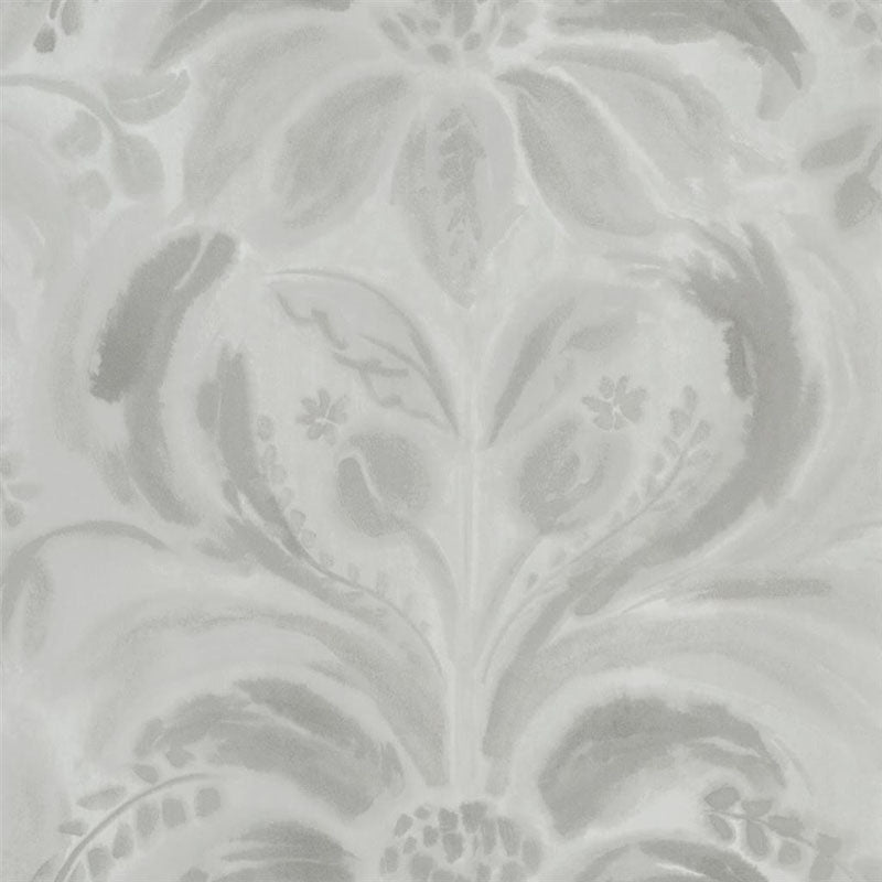 Sample PDG1036-07 Angelique Damask Stone by Designer Guild Wallpaper