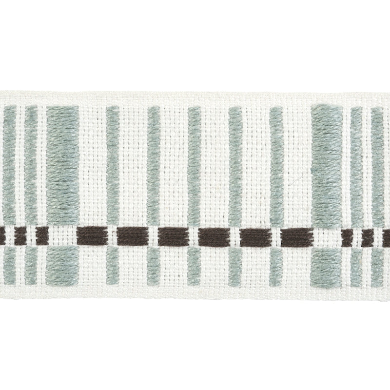 78002 | Carmo Tape Medium, Sage - Schumacher Fabric