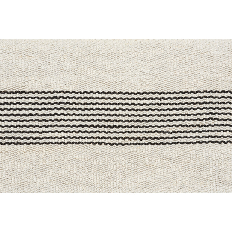 77080 | Agnes Wide Tape, White & Black - Schumacher Fabric