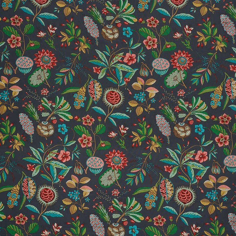 Purchase sample of 178772 Roca Redonda, Carbon & Multi by Schumacher Fabric