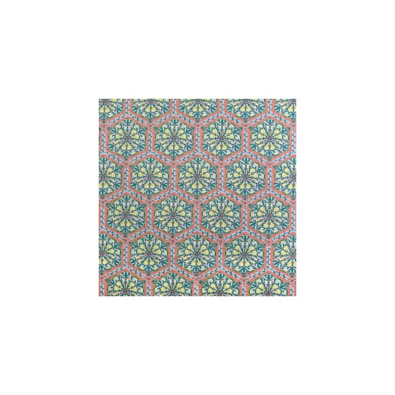 Shop S3446 Garden Orange Medallion Greenhouse Fabric