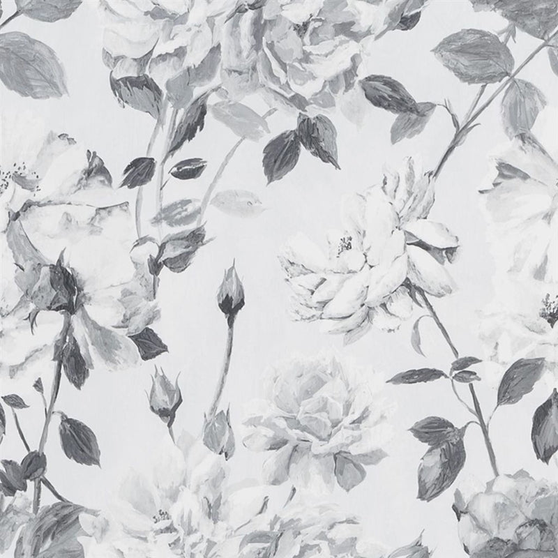 Sample PDG711-06 Couture Rose, Noir by Designer Guild Wallpaper
