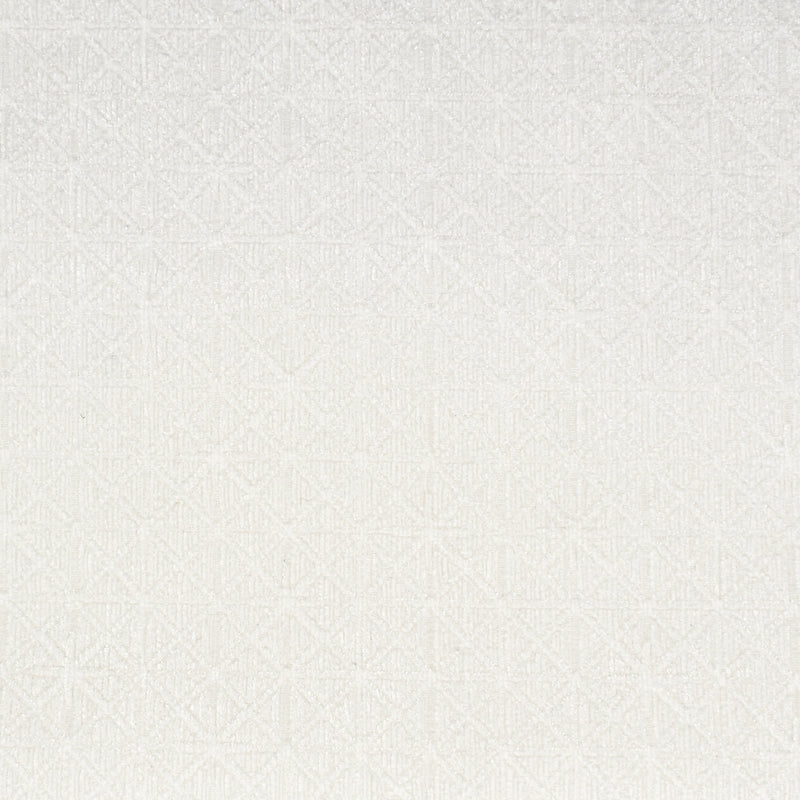 Find S1839 Winter White White Geometric Greenhouse Fabric