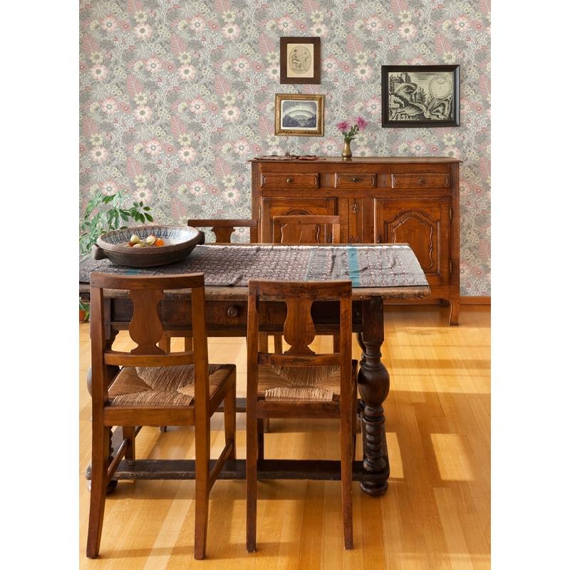Order 2970-87536 Revival Voysey Pink Floral Wallpaper Pink A-Street Prints Wallpaper