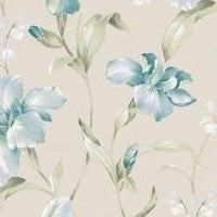 Looking HT71202 Lanai Blues Floral by Seabrook Wallpaper