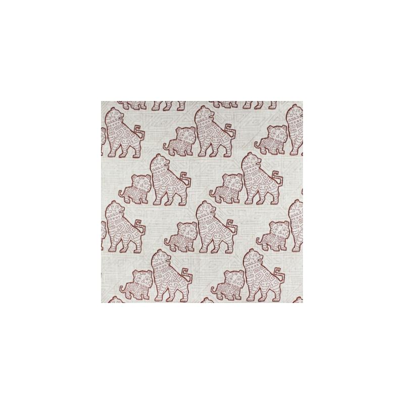 Select F2842 Carmine Red Animal/Skins Greenhouse Fabric