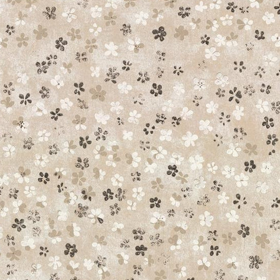 Order 2904-00203 Fresh Start Kitchen & Bath Cosima Beige Miniature Floral Wallpaper Beige Brewster