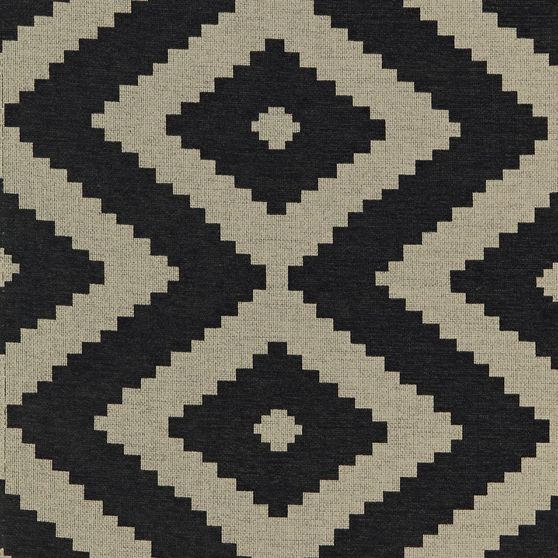 Purchase sample of 66763 Vail Chenille, Raven by Schumacher Fabric