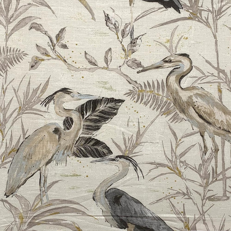 Save 8900 BITTERN TRUFFLE Beige Gold Gray Magnolia Fabric