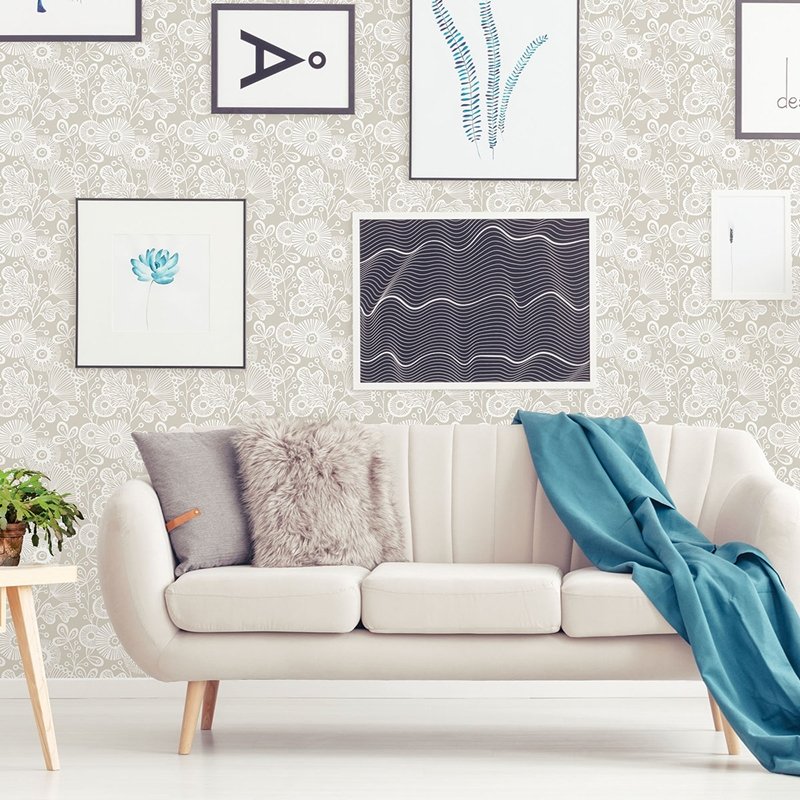 Save on 2821-25112 Folklore. Ana Taupe A-Street Wallpaper