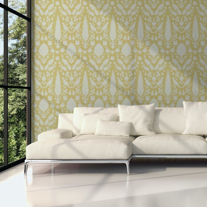 Buy 5004126 Chenonceau Buttercup Schumacher Wallpaper