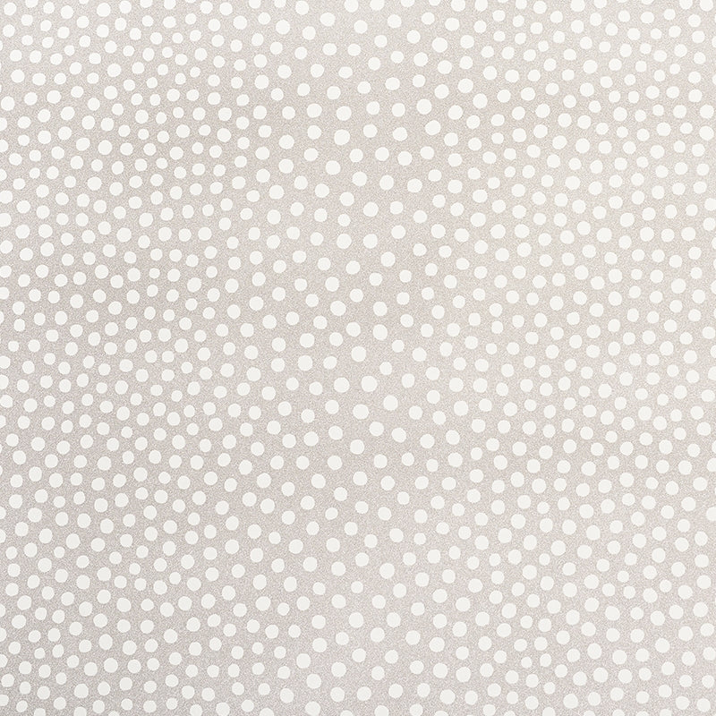 Order 5008780 Raindots Vinyl Warm Silver Schumacher Wallpaper
