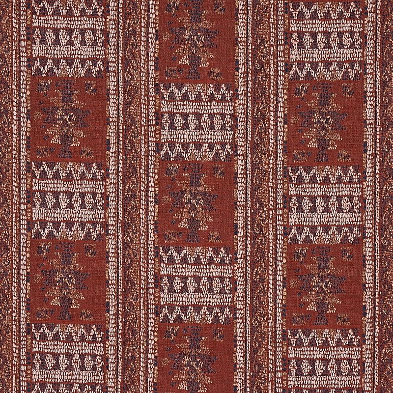 Purchase sample of 80631 Maracena Jacquard, Red by Schumacher Fabric