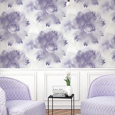 View Ah40509 Latelier De Paris Purple Seabrook Wallpaper