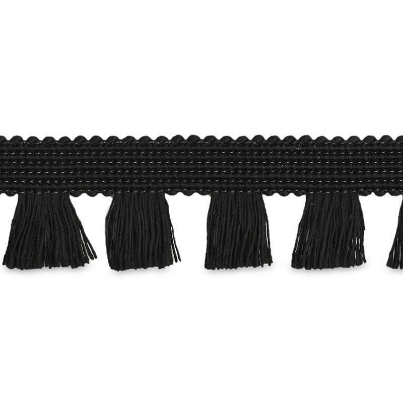 70729 | Bell Fringe, Black - Schumacher Fabric