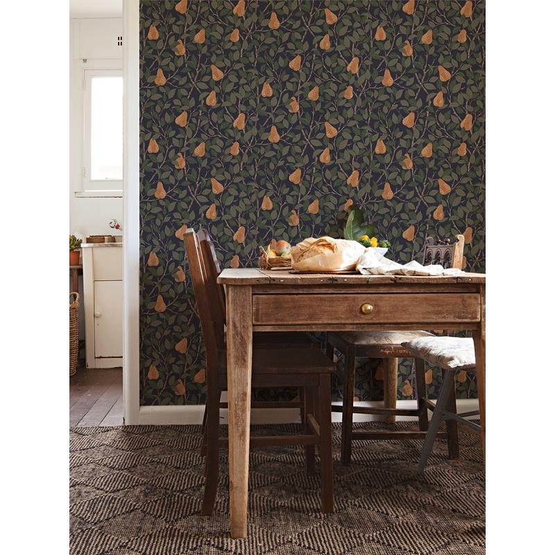 Order 2999-13104 Annelie Pirum Navy Pear Navy Blue A-Street Prints Wallpaper