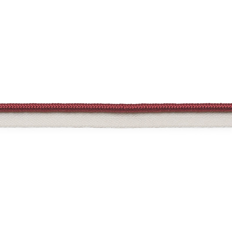 74549 | Gustave Silk Lip Cord Medium, Burgundy - Schumacher Fabric