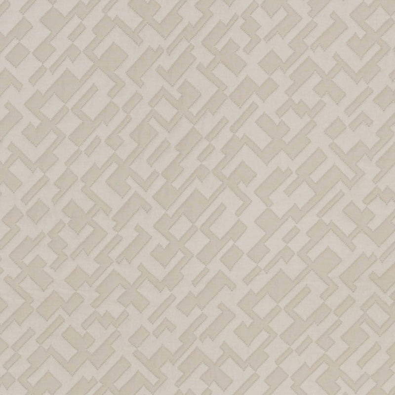 Purchase sample of 71191 Salon Quilted Satin, Limestone by Schumacher Fabric