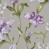 Buy HT71209 Lanai Purples Floral by Seabrook Wallpaper