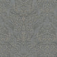 Looking 4041-32605 Passport Anders Pewter Damask Wallpaper Pewter by Advantage