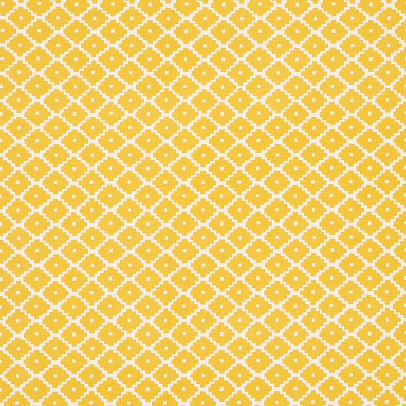 Purchase sample of 174489 Ziggurat, Yellow by Schumacher Fabric