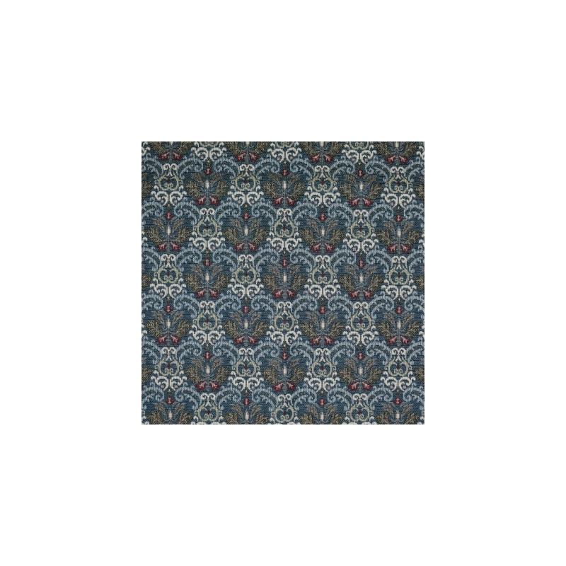 Order F3496 Midnight Blue Medallion Greenhouse Fabric