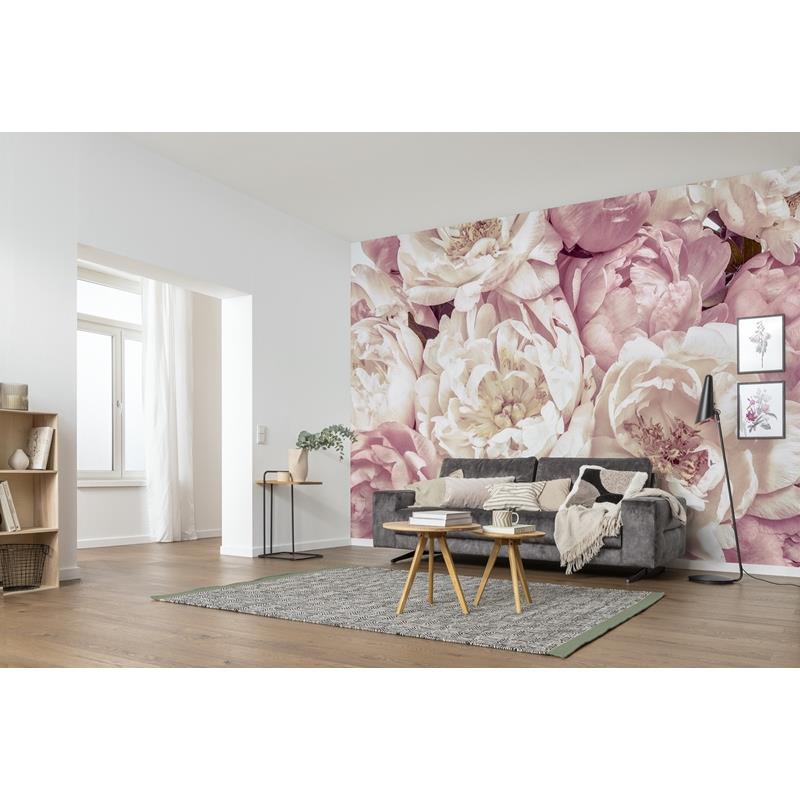 XXL4-091 Colours Peonies Wall Mural by Brewster,XXL4-091 Colours Peonies Wall Mural by Brewster2