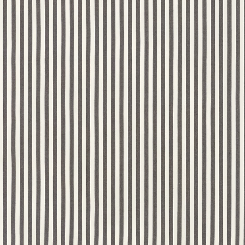Purchase sample of 71341 Brigitte Stripe, Charcoal by Schumacher Fabric