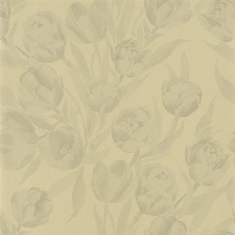 Sample PDG685-07 Fontainebleau, Gold by Designer Guild Wallpaper