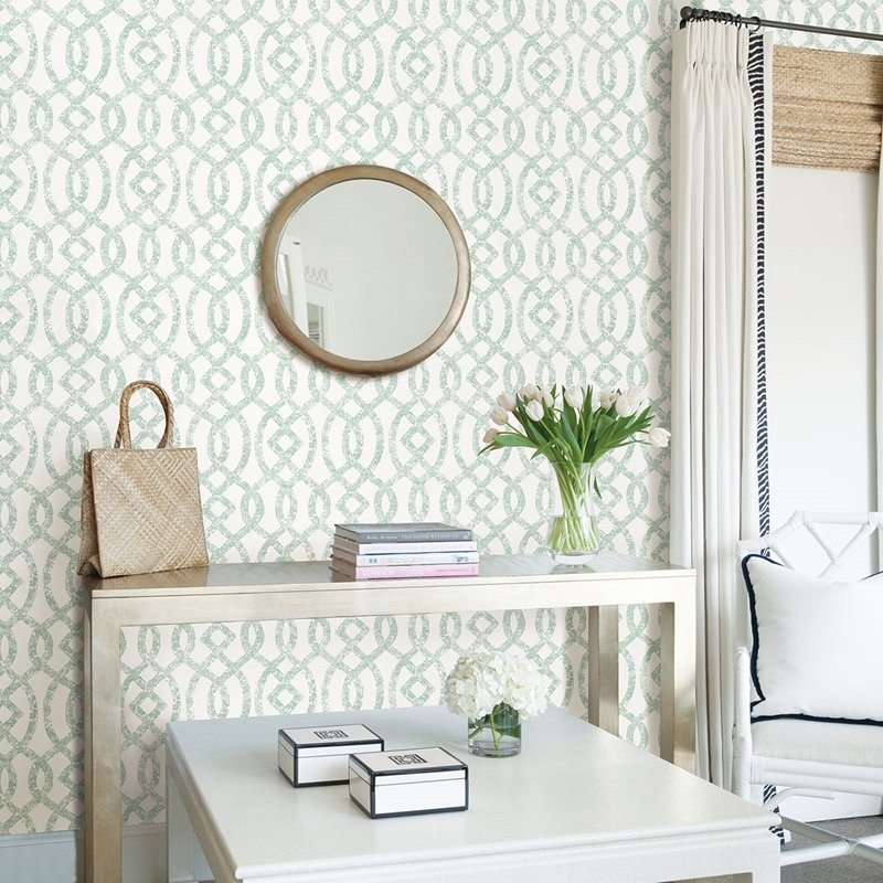 Select 2793-24726 Ethereal Celadon A-Street Prints Wallpaper